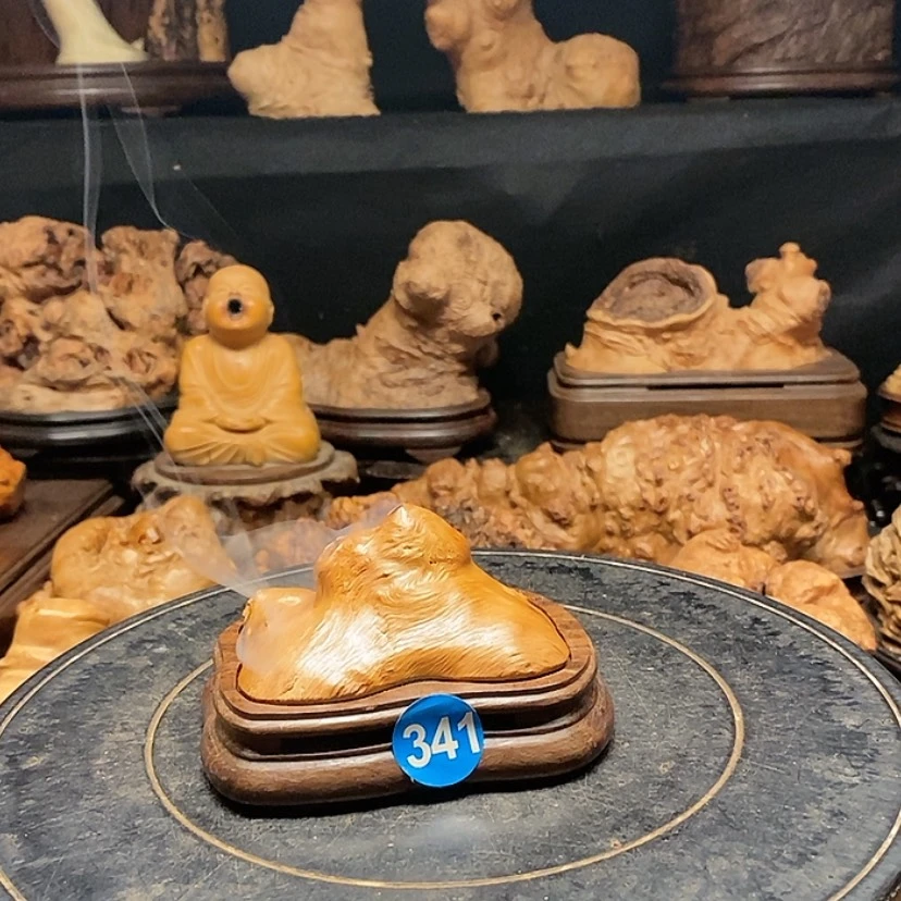 【闪购商品】341号荔枝木香炉工艺