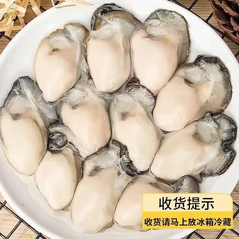 蚝仔煎.蚝饼专用生蚝肉250克/盒到手10盒 每盒20左右 加调料