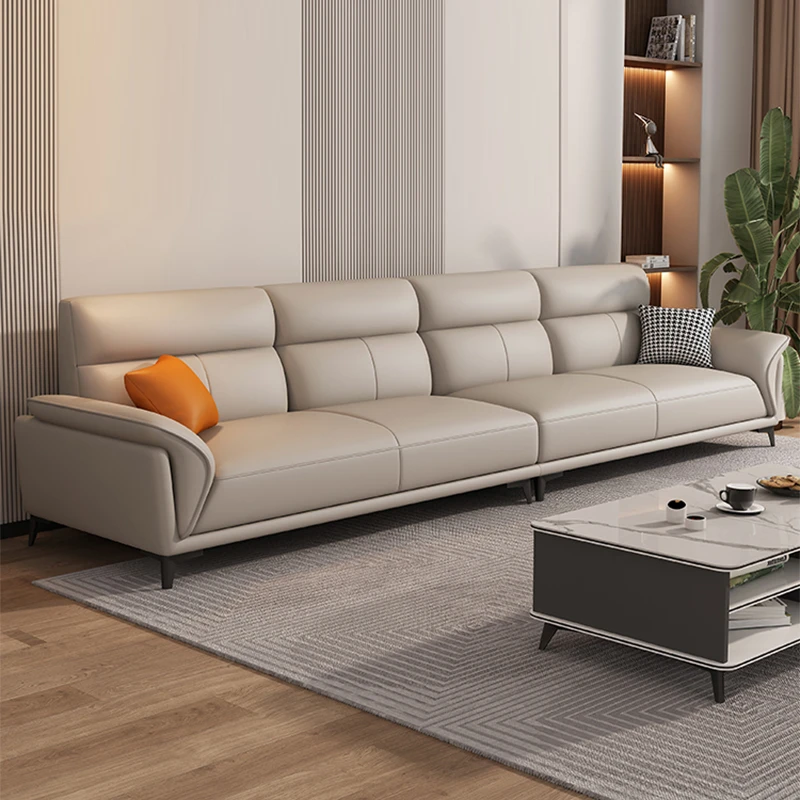 真皮沙发进口头层牛皮简约现代客厅组合小户型意式极简皮艺沙发