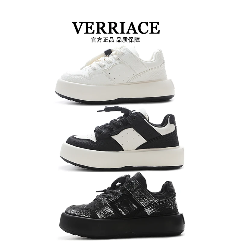 Verriace/梵沙琪小众设计师款时尚轻奢潮男鞋百搭真皮潮鞋板鞋