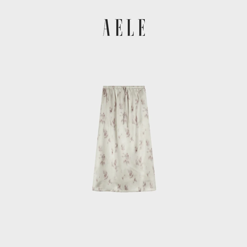 AELEE8F2 0515 D 系带碎花半身裙