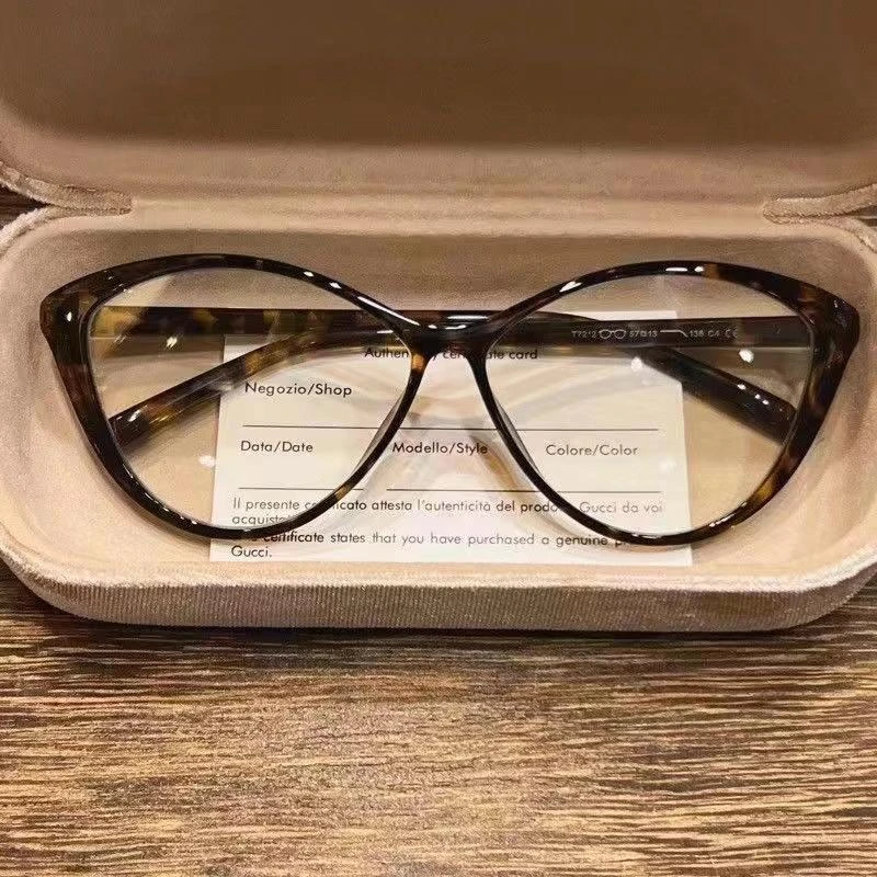 潮流时尚个性猫眼眼镜女搞怪复古拍照黑眼镜框可配近视超轻防蓝光