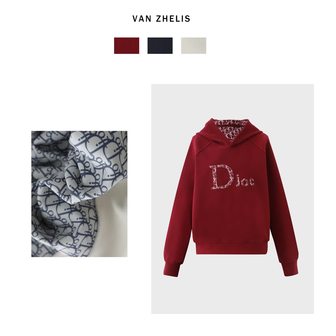 DD【巴黎初冬】轻奢女装连帽卫衣MS002 X