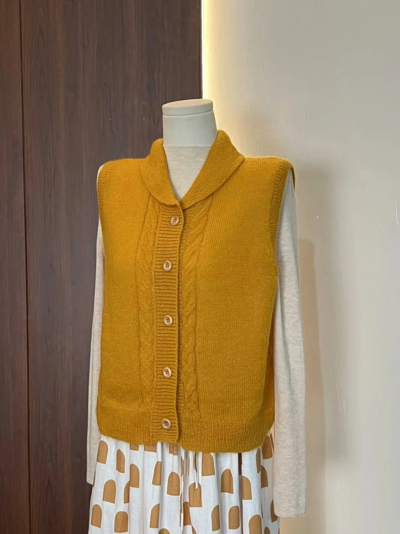 B0816乐子家  时尚百搭马甲上衣