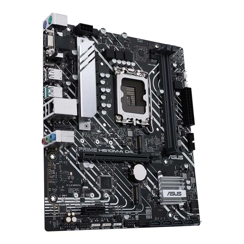 华硕PRIME H610M 系列 D4 支持  G6900/12400F/12100F/13100F主板