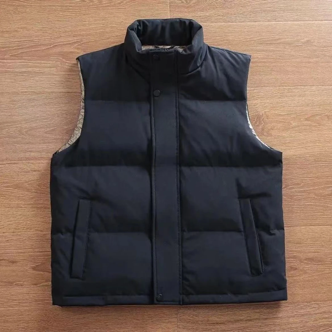 石墨烯锁温 冬季男士高蓬松防风防水保暖立领休闲马甲