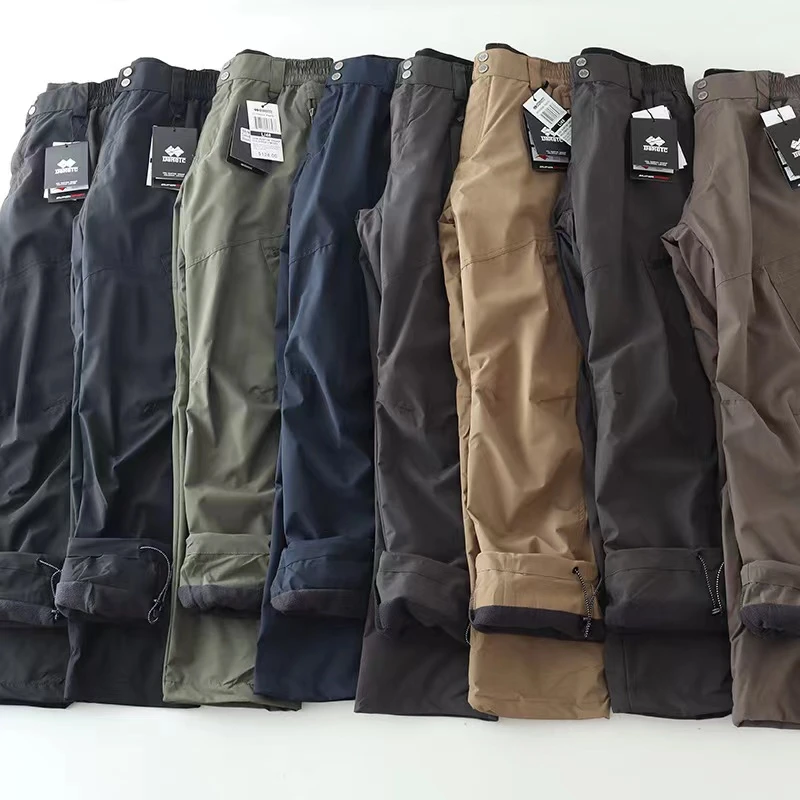 男士秋冬季加厚保暖简约百搭休闲户外裤842-2