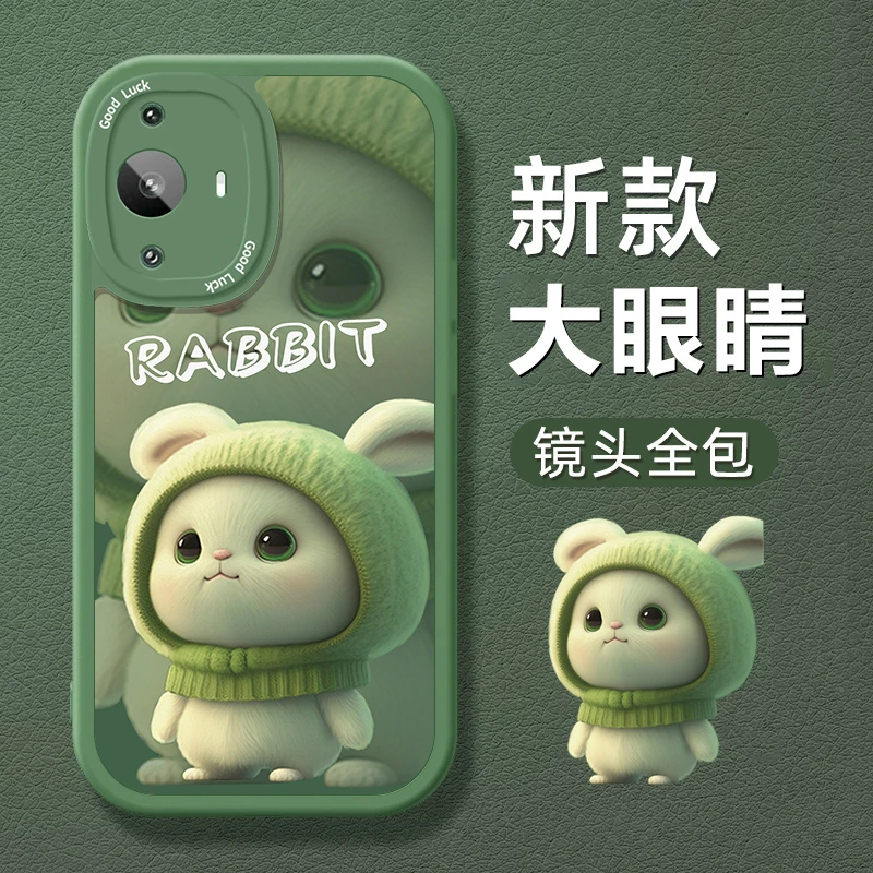 华为nova11手机壳新款女nova11pro高级感兔子镜头全包防摔保护套