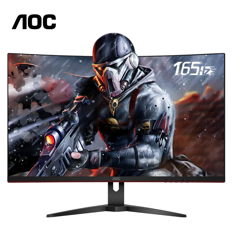 AOC31.5英寸显示器1500R曲面165HZ高刷新240HZ 电竞显示屏 C32G2E