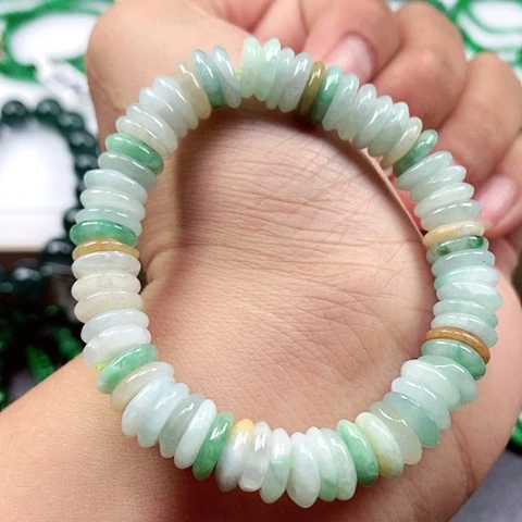 【闪购商品】翡翠手链未镶嵌手串