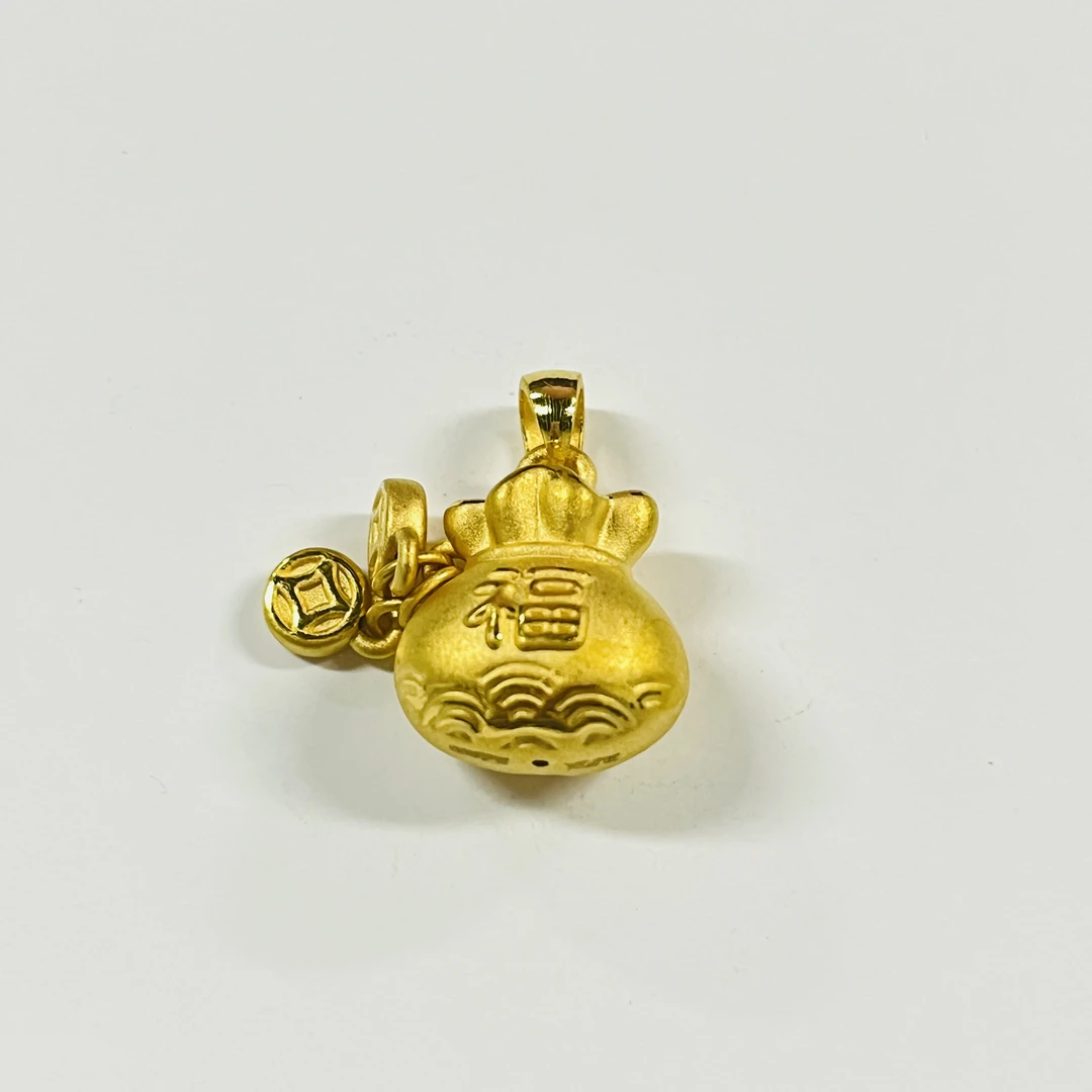 足金饰品/福字钱币福袋/1.86/B100937-1.86/J(克重多退少补)