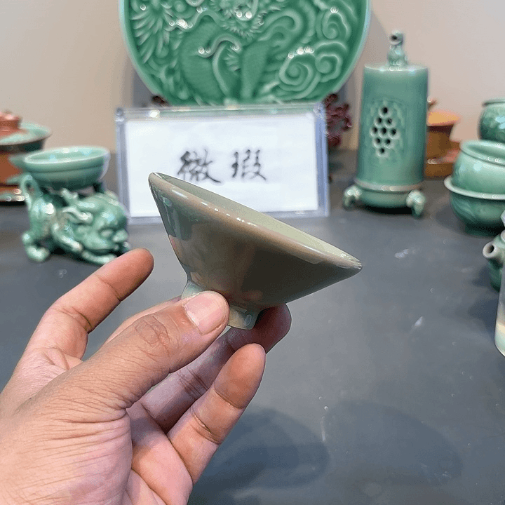 杯青瓷青瓷龙泉青瓷
