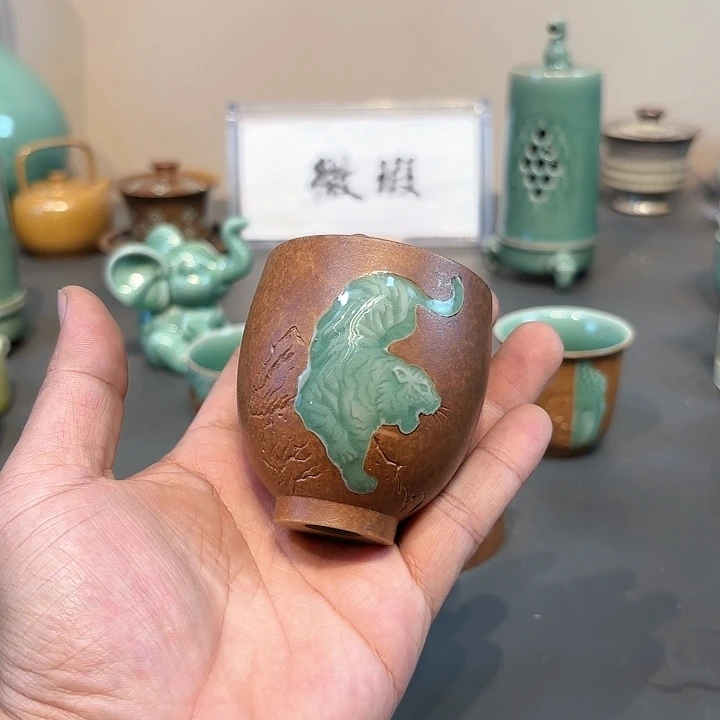 杯青瓷青瓷龙泉青瓷