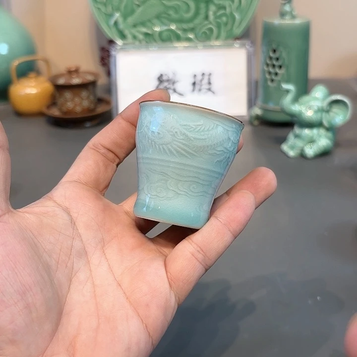 杯青瓷青瓷龙泉青瓷