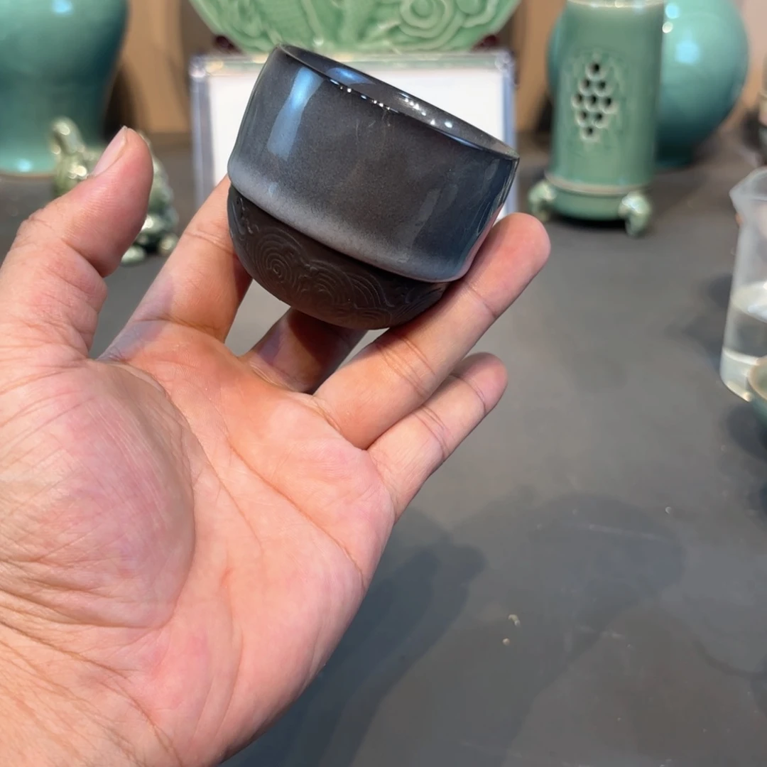 杯青瓷青瓷龙泉青瓷