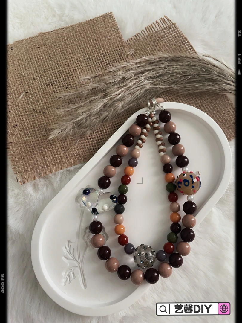 【直播间选款专拍】手绘款系列 弹簧扣手机链  钥匙扣 挂饰挂件