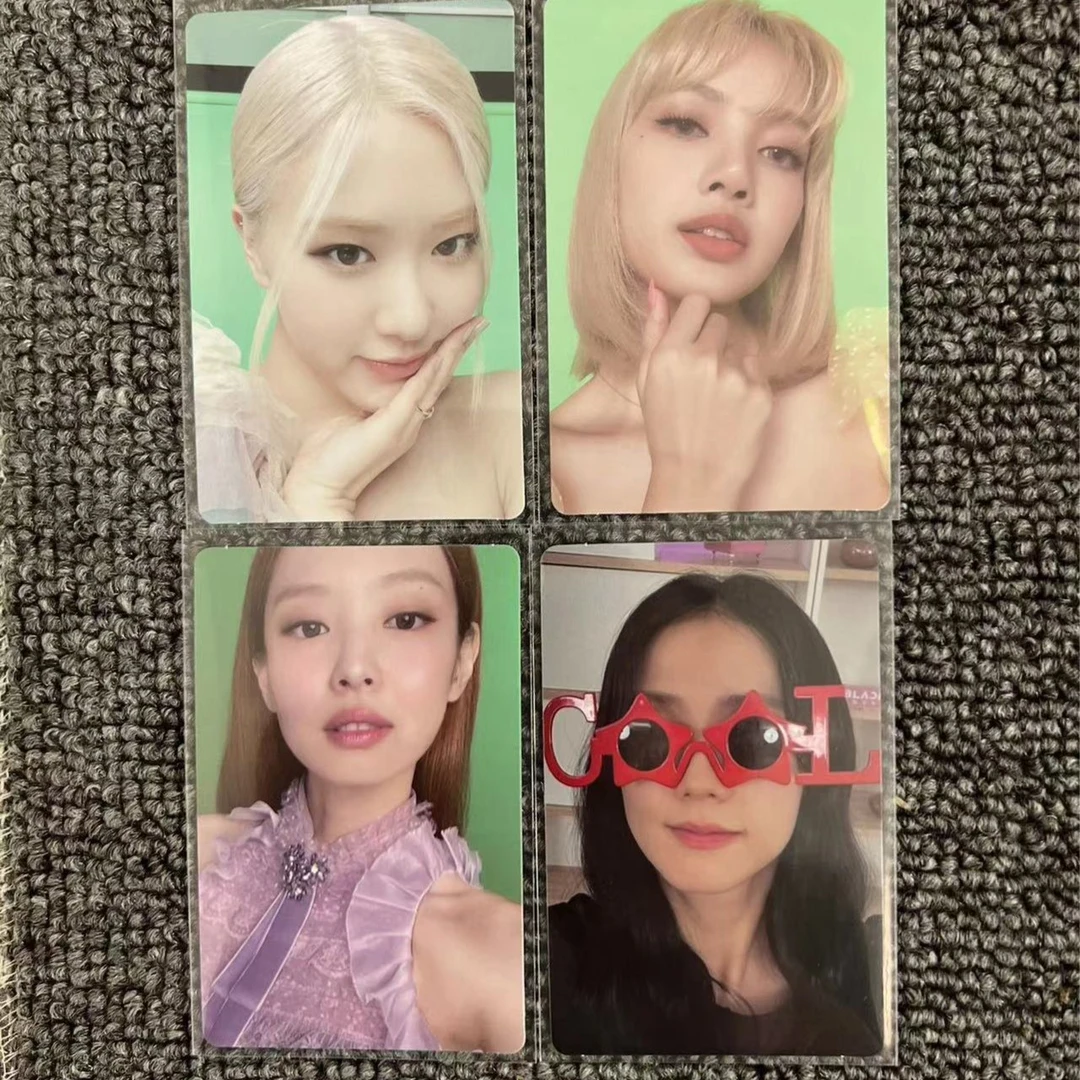 BLACKPINK特典卡 官卡保真 BLACKPINKk小卡 BLACKPINK周边 墨小卡
