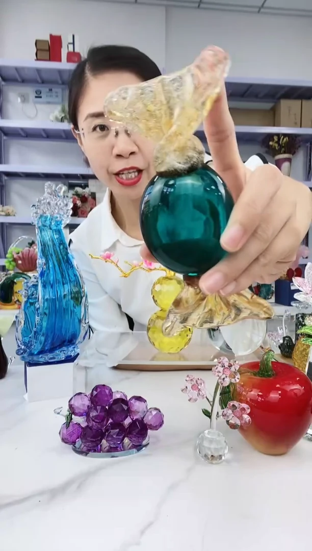 【闪购商品】纯手工墨绿色大号可爱琉璃糖果有划痕