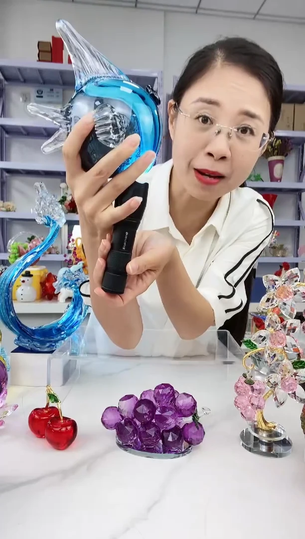 【闪购商品】高端轻奢纯手工琉璃蓝色小丑鱼