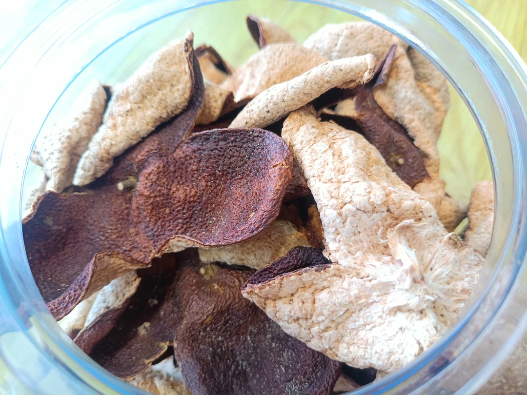 2019年新会梅江圈枝冬后陈皮纯干仓新会发货一手货源