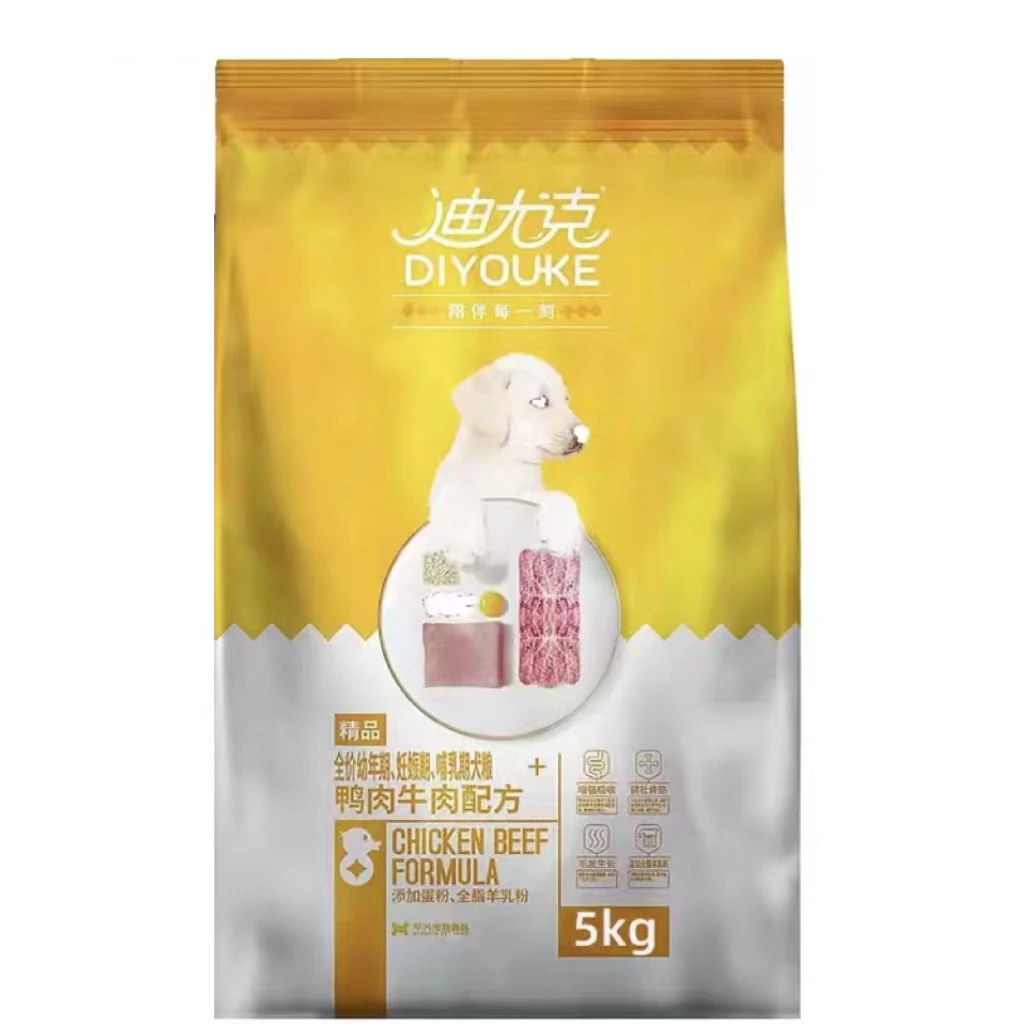 迪尤克狗粮幼犬专用泰迪金毛比熊柯基小型犬大型犬通用10斤5kg装