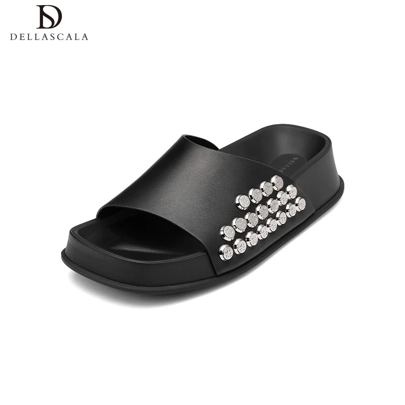 夏季厚底增高外穿休闲时尚平底凉拖鞋DD64S205