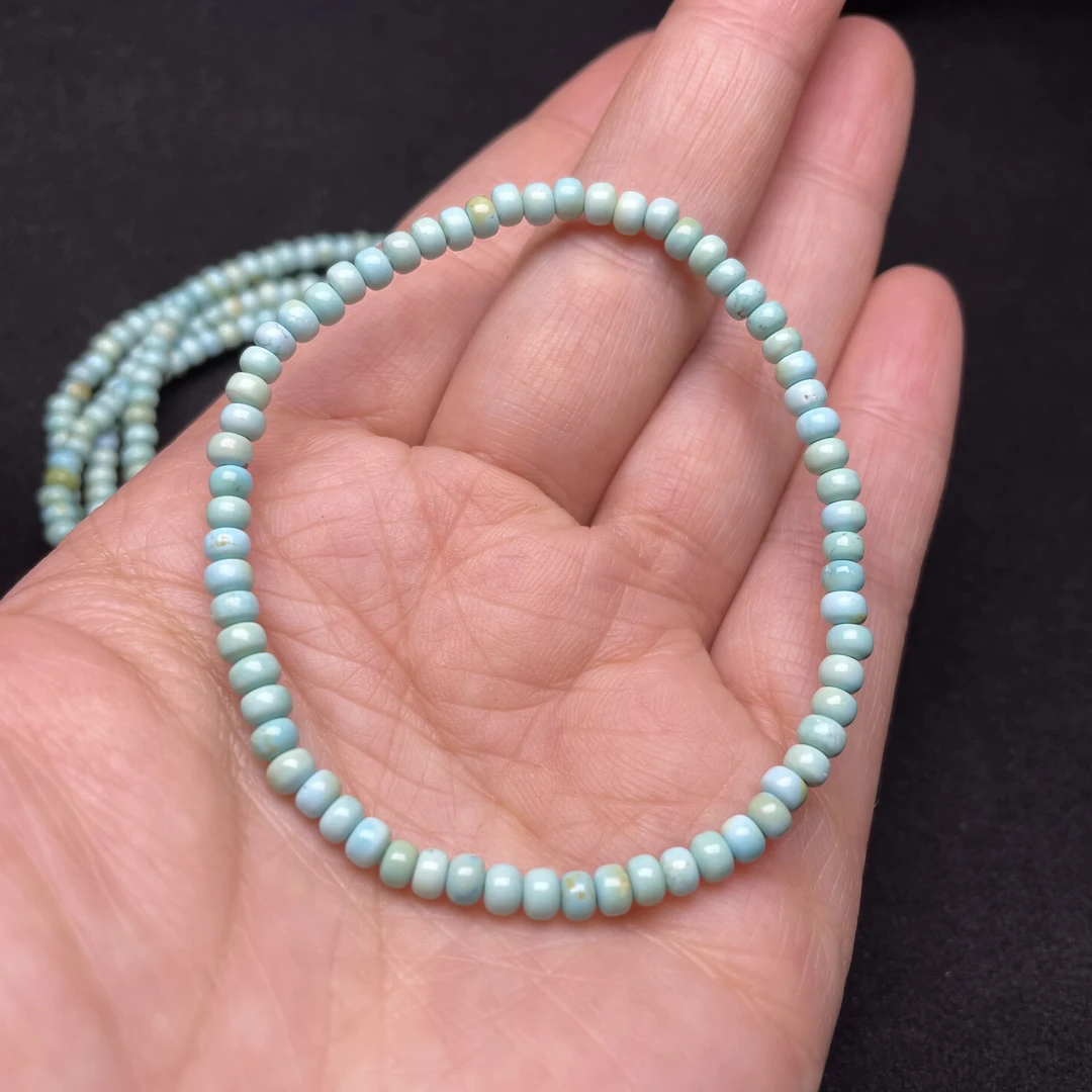 天然原矿绿松石炫彩色系精美时尚手串单圈（多样性发货其一）