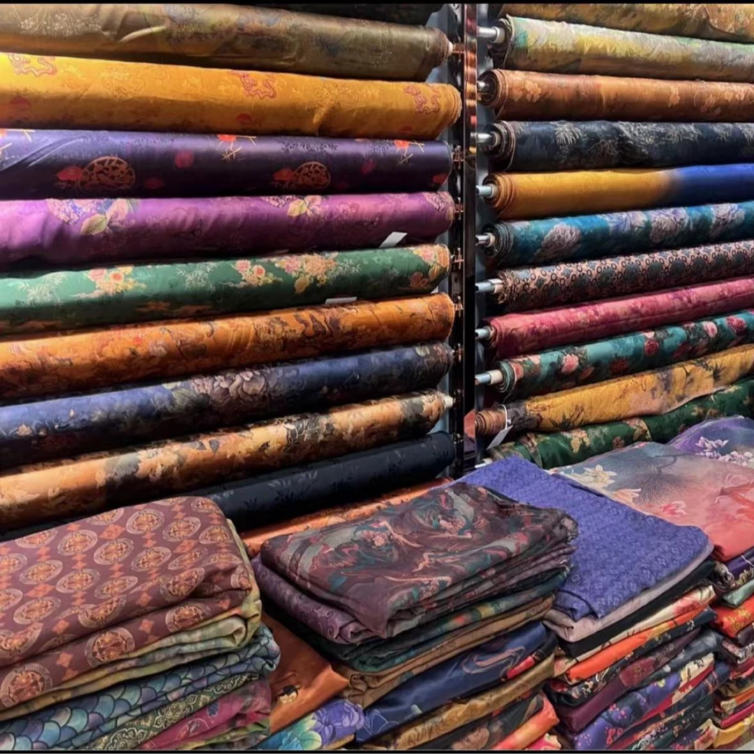 【布头特殊产品不退2】提花零头布织锦缎（不支持七天无理由）