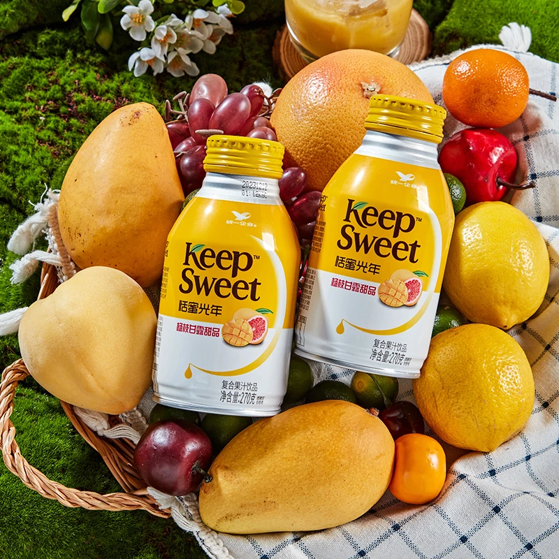 统一恬蜜光年杨枝甘露 特选NFC果浆 大颗果粒 整箱 NFC芒果果浆