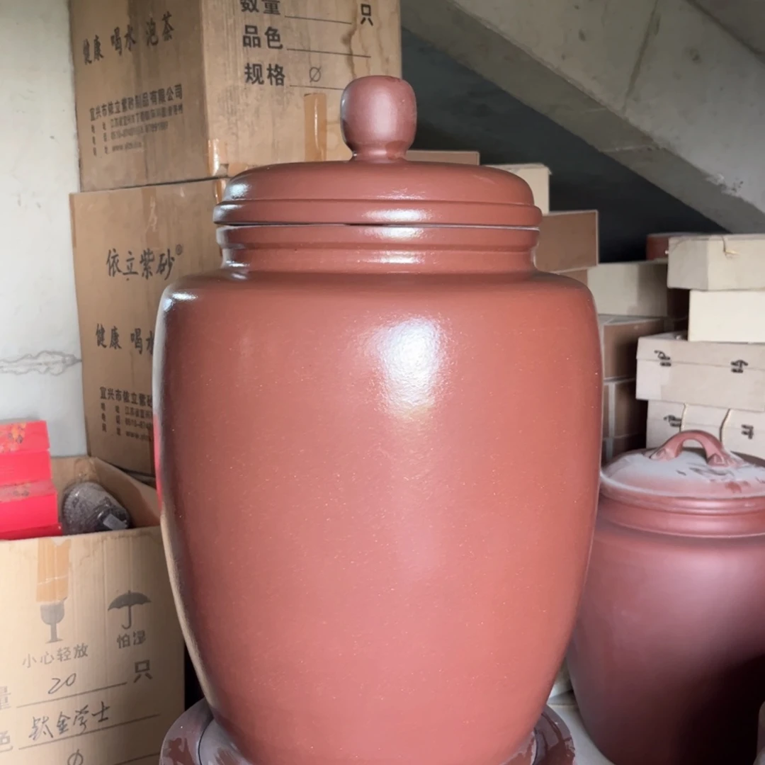 紫砂茶叶罐28 饼茶叶罐