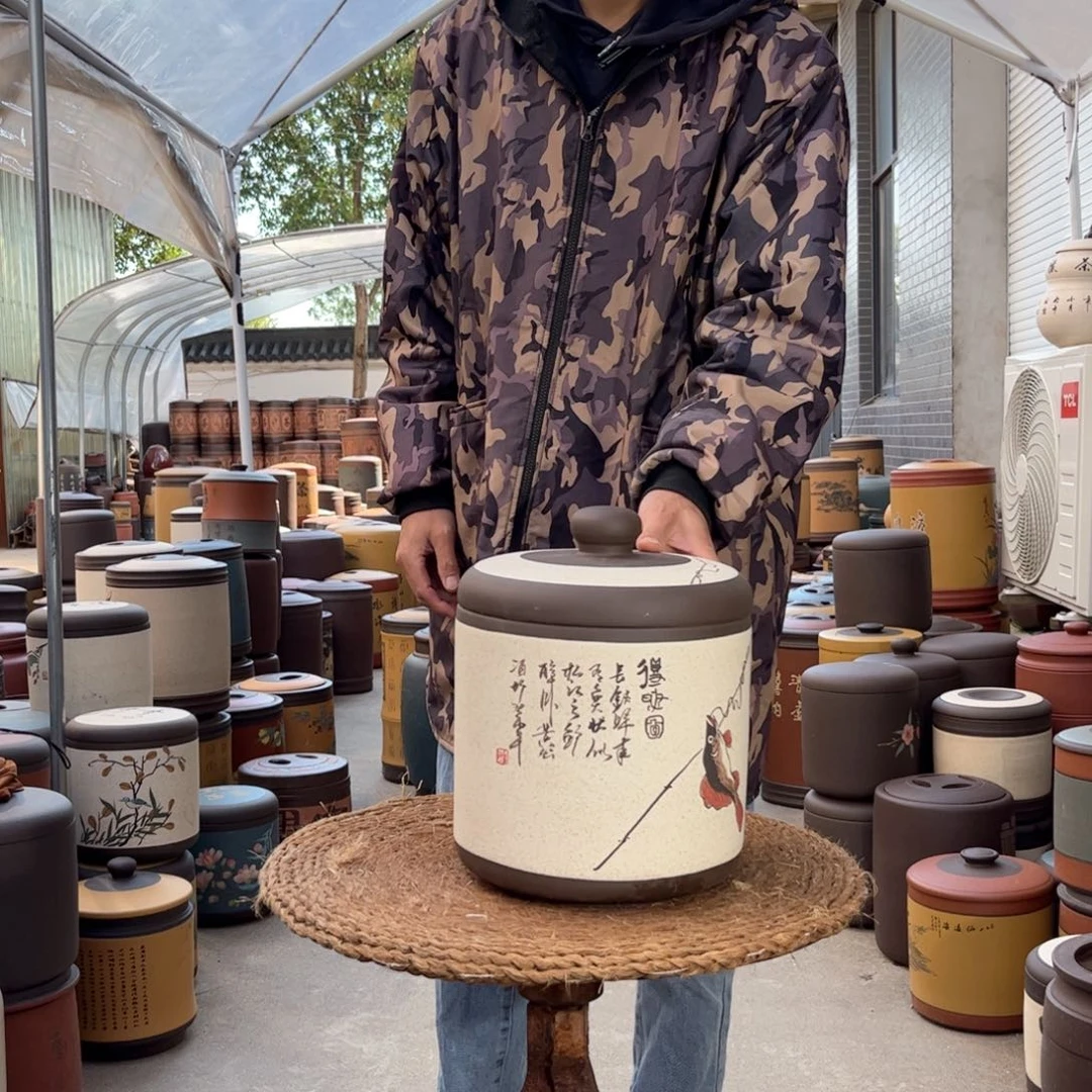 紫砂茶叶罐8 饼茶叶罐