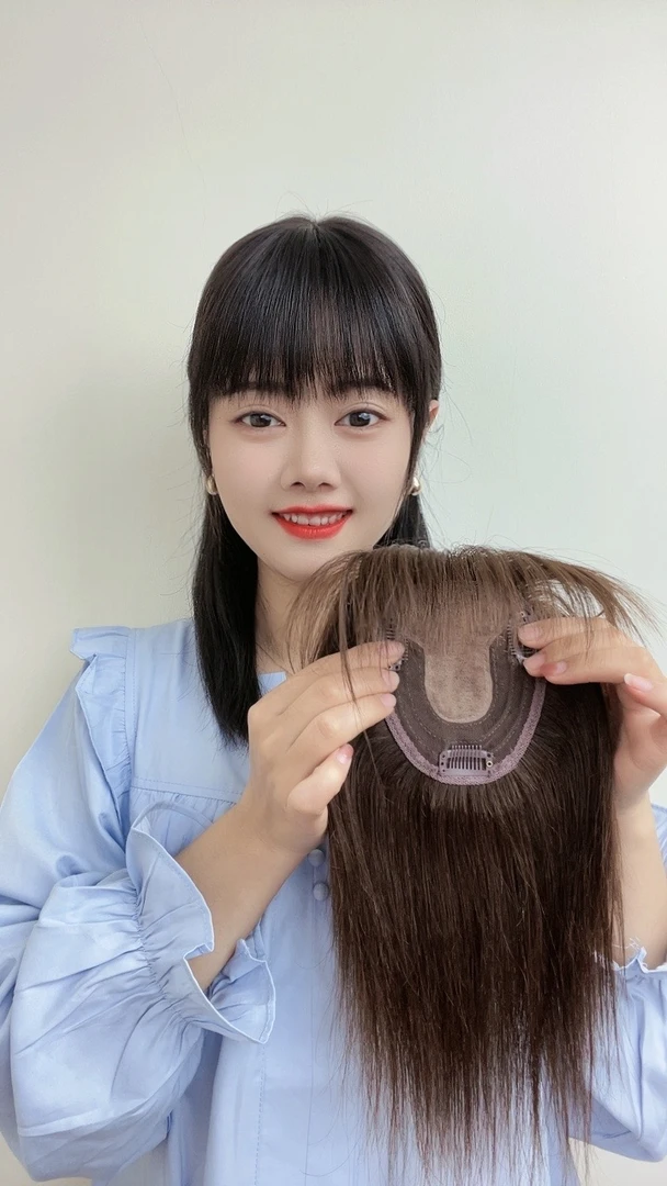 隐形发根四季头顶假发一片式假发韩式波浪不伤发