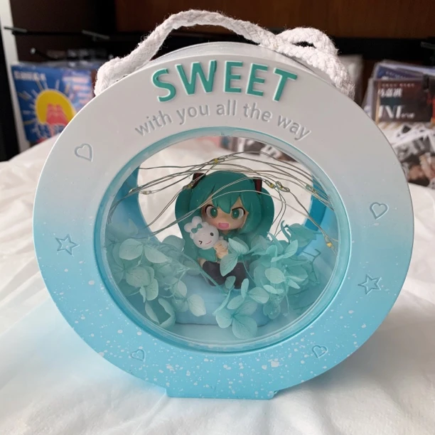 可爱初音未来星星小夜灯少女心摆件树脂桌面装饰礼品动漫周边配饰