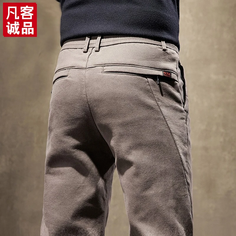 VANCL/凡客诚品春秋季潮流休闲裤男士直筒修身弹力商务百搭长裤子
