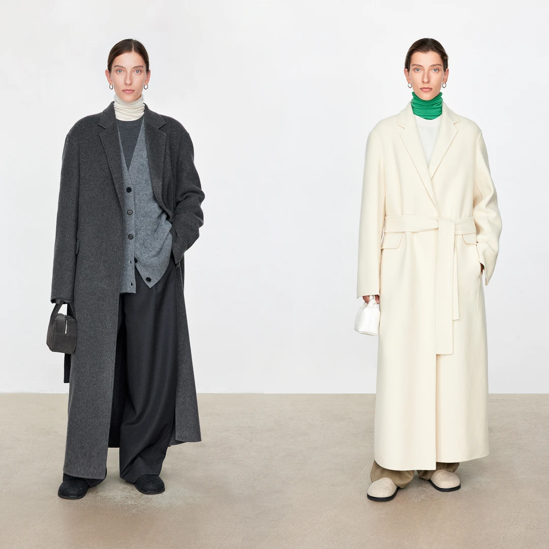 【商场同款新品】JOC专柜重磅意大利羊毛手工双面呢 静奢风多穿腰带