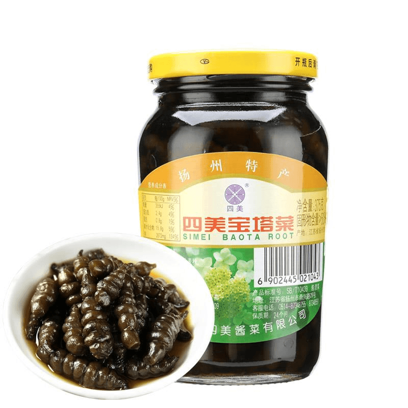 美酱菜宝塔菜下饭菜中华老字号扬州特产酱菜地环螺丝菜笋1g