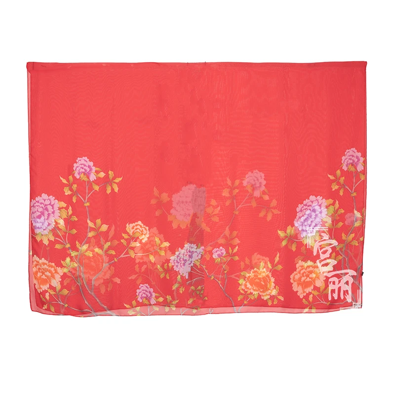 【周年庆福利2】宫丽云纹纱130X180左右丝巾大长巾