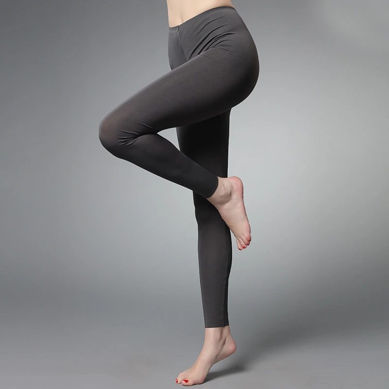 无痕秋裤女单件薄款保暖裤80支长绒棉修身防寒裤衬裤线裤打底