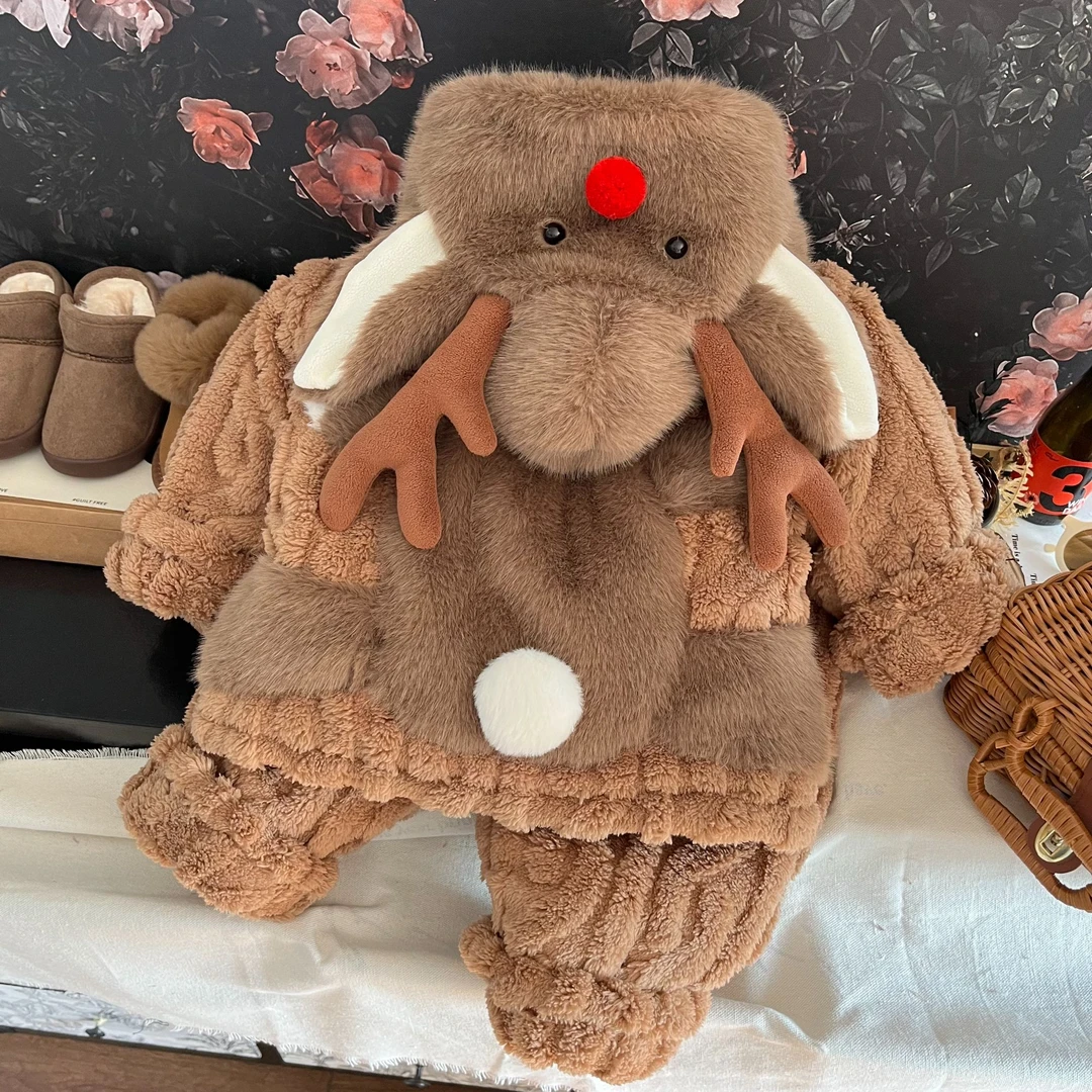 【近咪】（小鹿）儿童冬季新款保暖家居服加厚百搭中小童外套24S011