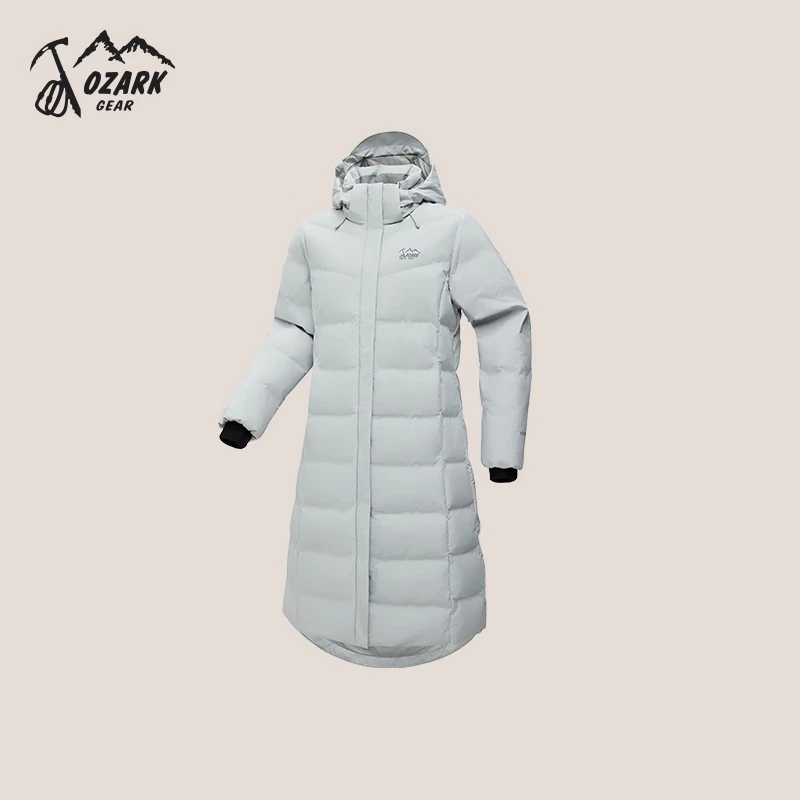 Ozark/奥索卡羽绒服女款 休闲美式户外旅行连帽长款羽绒服156620