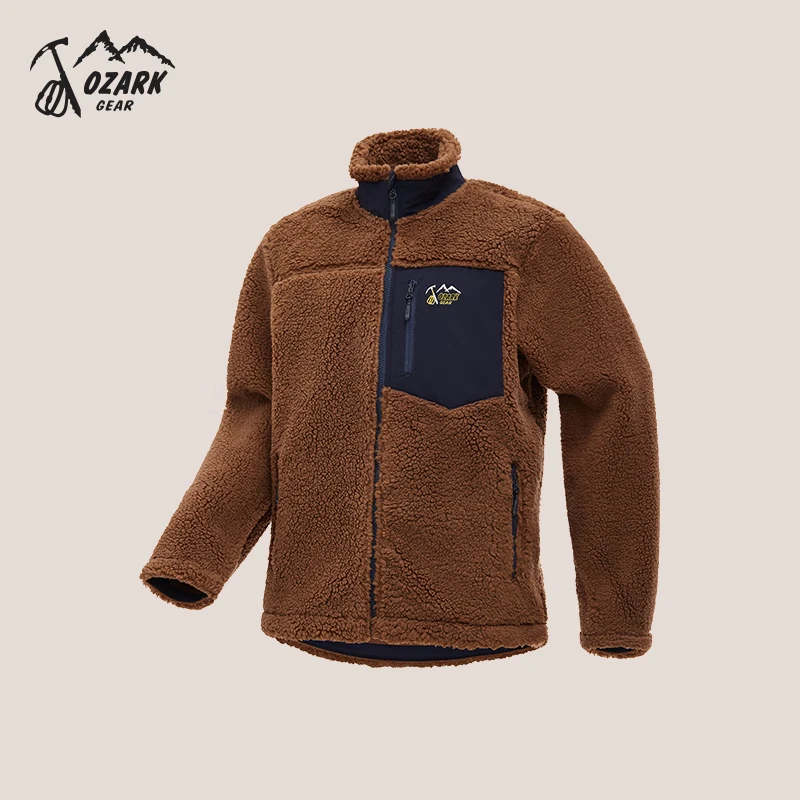 Ozark/奥索卡户外抓绒夹克男女同款 秋冬新款珊瑚绒复合 318776