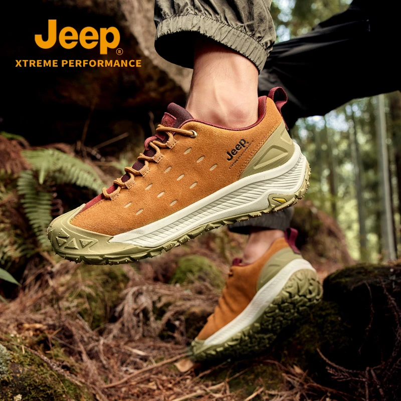 JEEP/吉普男士徒步鞋秋冬潮流时尚运动休闲鞋户外通勤百搭男鞋