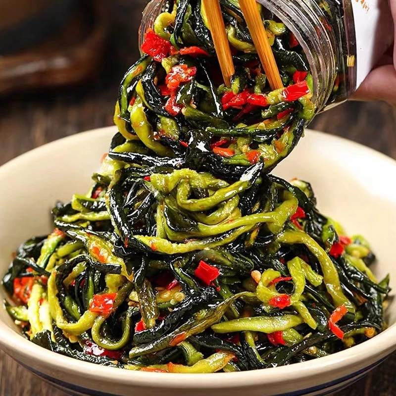 香辣脆爽黄瓜皮湖南特产农家腌制酱菜开味下饭菜即食咸菜爽口瓶装