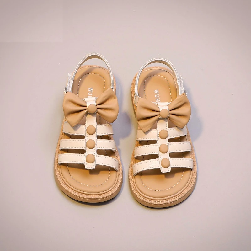 女童鞋子儿童罗马公主凉鞋2024新款夏季夏款小女孩宝宝软底232376