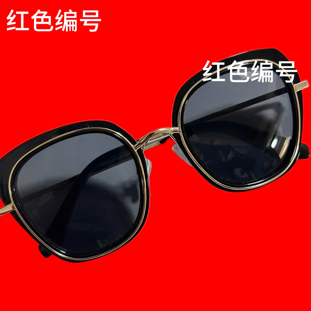 8号红色编号时尚太阳镜