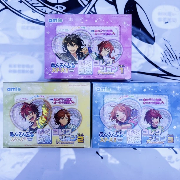 【盲盒Es偶像梦幻祭amie限定心形透卡潮玩盲袋Premium Vol.1~Vol.3