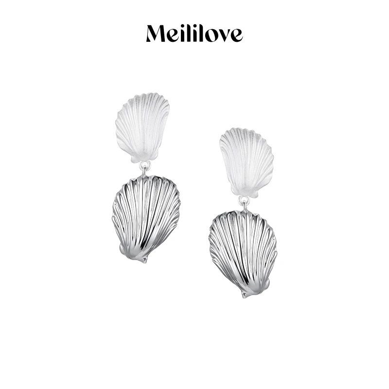 meililove/莓拉 铜合金耳饰 「贝壳风铃」-耳环 HY13