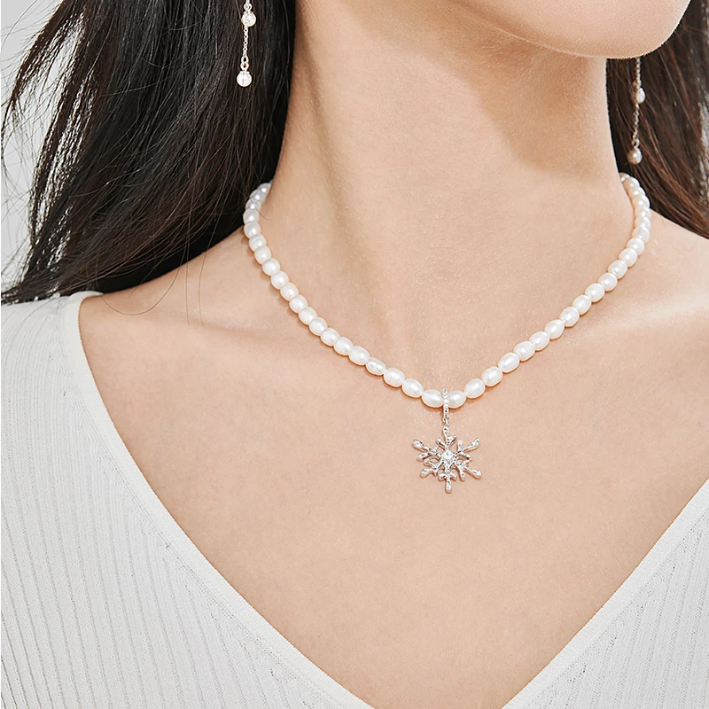 meililove/莓拉 铜合金项链 莓拉「暮后雪国」-项链XH09