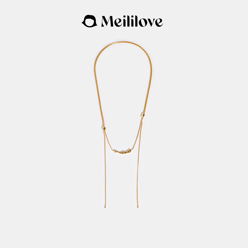 meililove/莓拉 铜合金项链 「落日熔金」-项链RH14+RH15