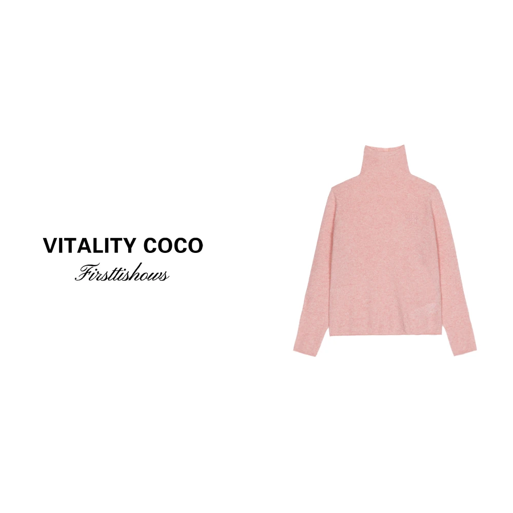 「VITALITY COCO」上新毛衣百搭羊绒高领休闲针织衫1591